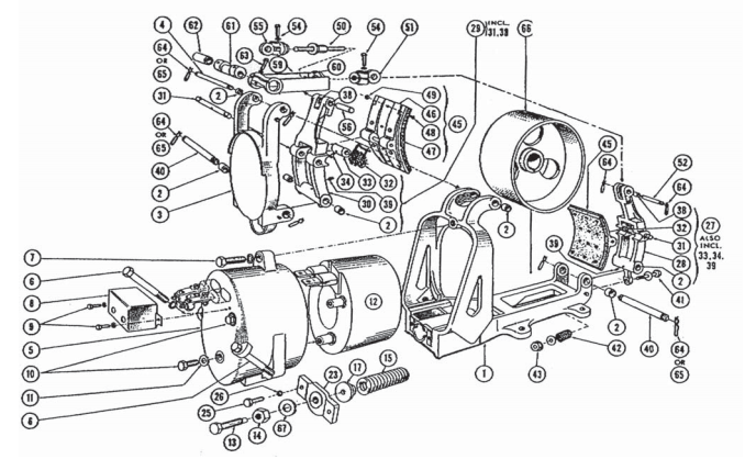 Clark 16" DC Magnetic Brake