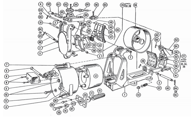 Clark 23" DC Magnetic Brake