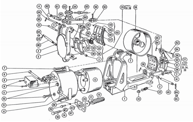 Clark 8" DC Magnetic Brake