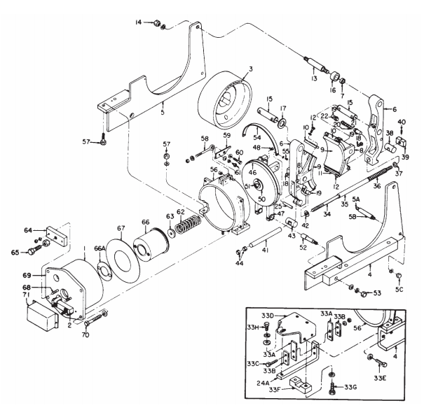 General Electric IC9528 A101 10" Brake