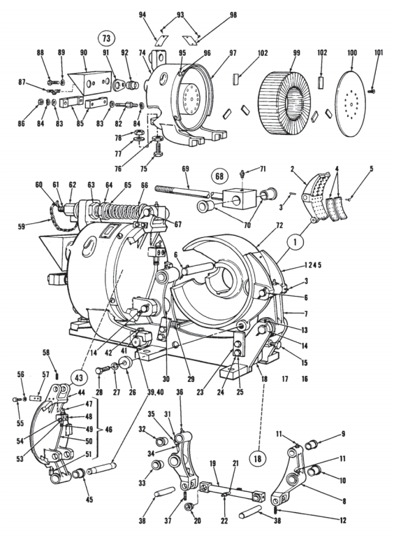 Square D Class 5010 19" Type WB Brake, Folio 5