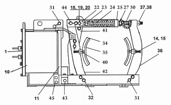 Square D Class 5010 23" Type F Series B