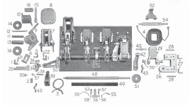 Clark D.C. Magnetic Contactor Form 100-3L3A