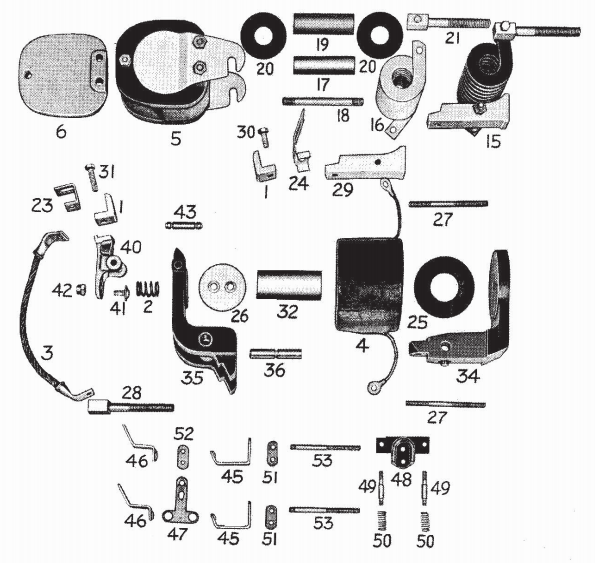 Clark D.C. Magnetic Contactor Form 100-4RD