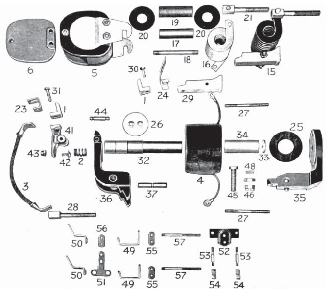 Clark D.C. Magnetic Contactor Form 150-4RT