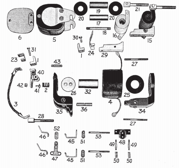 Clark D.C. Magnetic Contactor Form 600-4RD