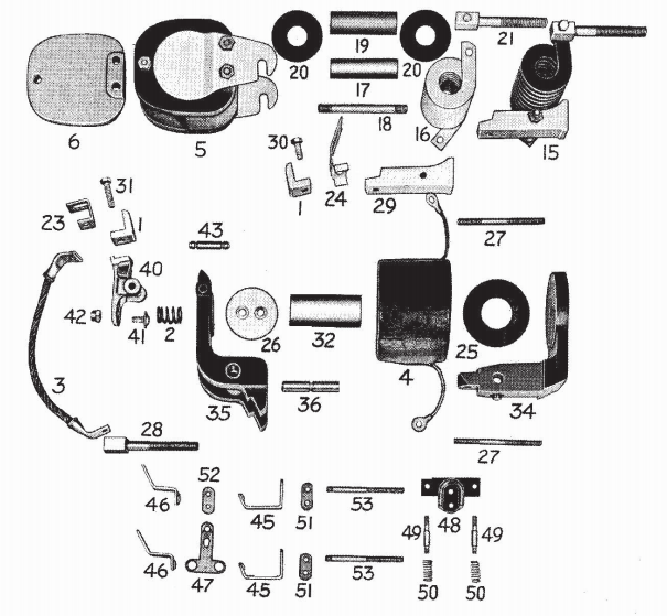 Clark D.C. Magnetic Contactor Form 900-4RD