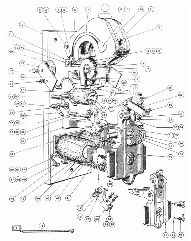 Square D No. 1 Single Pole Spring Closed Type L Line-Arc Contactor, Folio 3