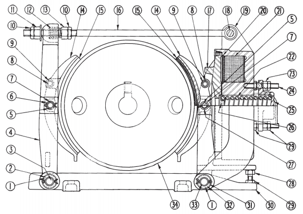 Cutler Hammer No. 503 24" Type "M" Brake