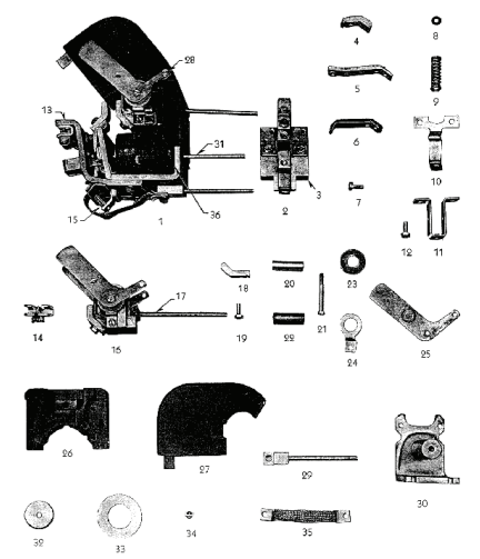 Westinghouse Type MD Frame 301 DC Magnetic Contactor