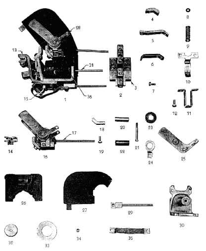 Westinghouse Type MD Frame 601 DC Magnetic Contactor