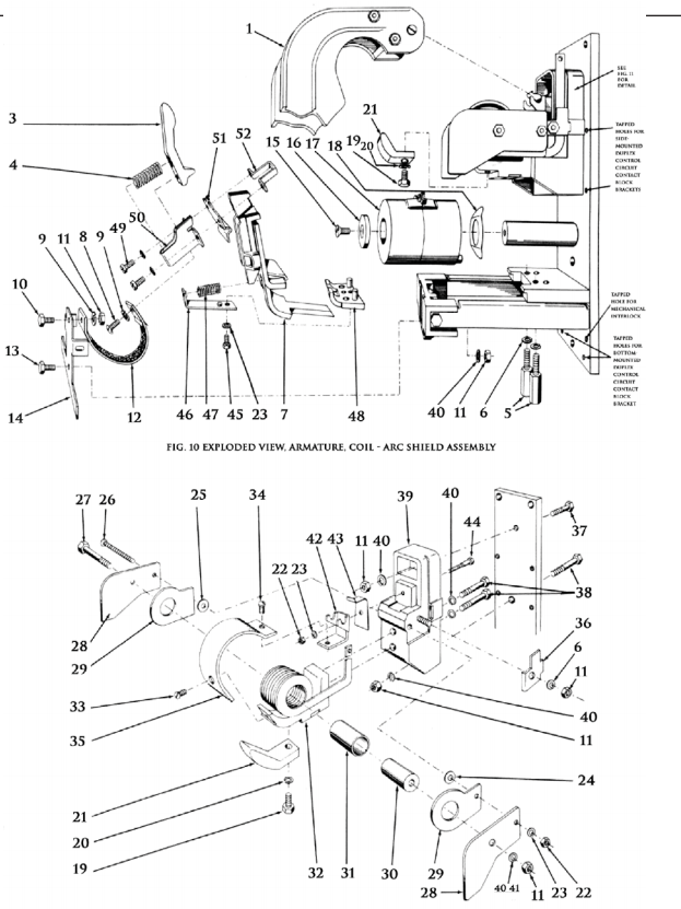 Clark D.C. Magnetic Contactor Type KD 150 Amp